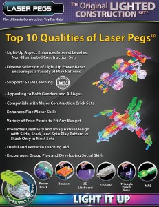 laser pegs top 10 qualities